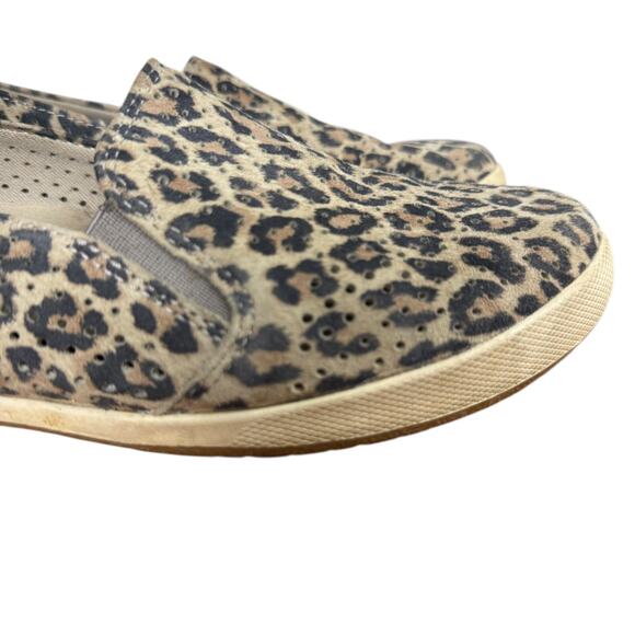 Dansko Odina Leopard Print Leather Suede Perforated Comfort Shoes sz 38 7.5 / 8 - Picture 13 of 16